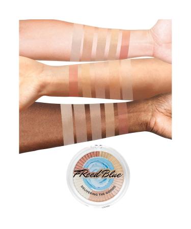 FReed Blue Vegan High Pigmented Brightening Makeup Contour Bronzer Palette - Paraben Free International Shipping - Buy Online on GoSupps.com