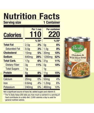 Pacific Foods Organic Wild Rice Chicken Soup 16.3 Oz Can - 1 Pack - Buy Online on GoSupps.com