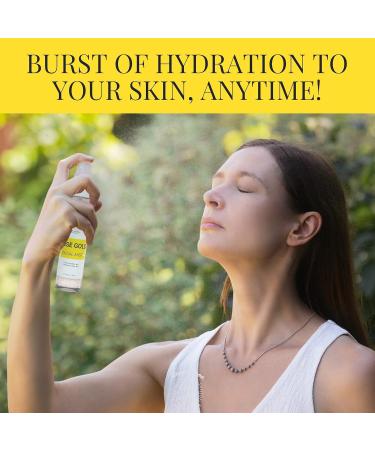 Hydrating Facial Spray Toner with Rosewater & Hyaluronic Acid | Doppeltree - San Francisco Formulation - Buy Online on GoSupps.com