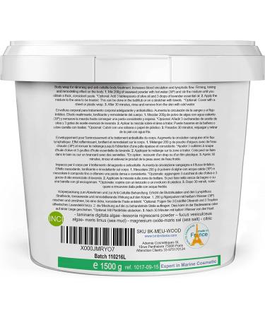 Seaweed Powder Body Wrap 1.5kg | Detox, Weight Loss, Acne, Wrinkle, and Cellulite Solution | Metabolism Booster | Vitamin-Enriched Relaxing Treatment - Buy Online on GoSupps.com