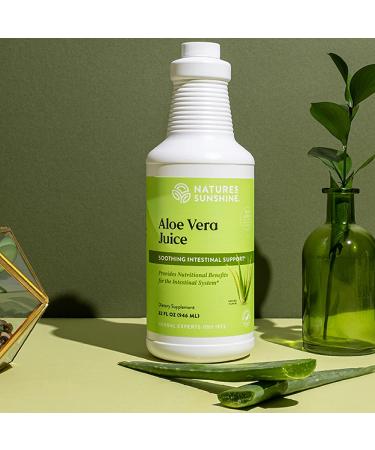Nature's Sunshine Aloe Vera Juice 32 Fl Oz - Pack of 1 - Buy Online on GoSupps.com