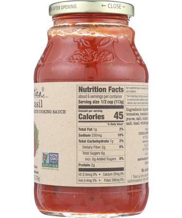 Cucina Antica Pasta Sauce Tomato Basil 25oz (Pack of 3) - Authentic Italian Recipe - Buy Online on GoSupps.com