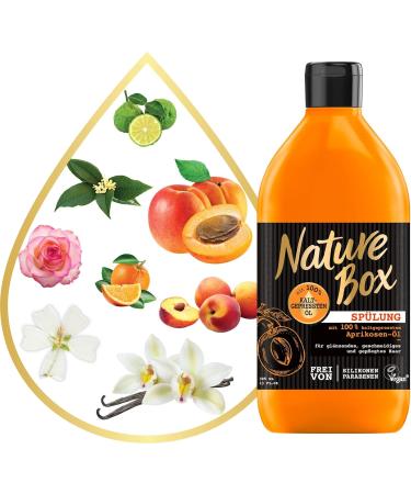 Nature Box Conditioner Apricot Oil - Nourishing Hair Care 385 ml | Buy Internationally - Buy Online on GoSupps.com