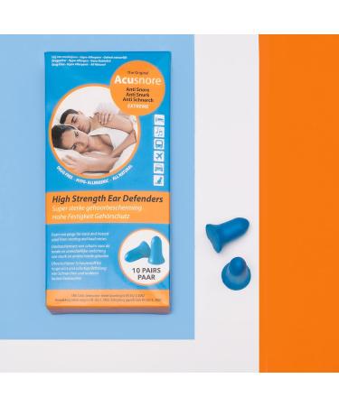 Acusnore Snore Stop Foam Ear Plugs - 10 Pairs | Instantly Reduce Snoring Noise | Best for Sleep & Peaceful Nights - Buy Online on GoSupps.com
