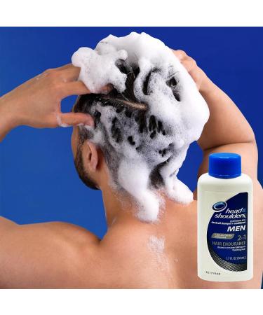 Buy Head & Shoulders 2 in 1 Men's Dandruff Shampoo & Conditioner - Travel Size Hair Endurance for Thinning Hair TSA Approved 12 Count - Shop Internationally - Buy Online on GoSupps.com