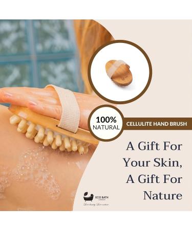 Shop Eco Bath London Cellulite Handbrush - Natural Body Care for Smooth Skin - International Shipping Available - Buy Online on GoSupps.com