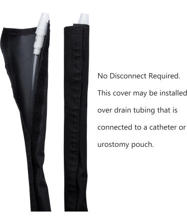 Chameleon PRO Hook Urine Drain Tube Cover | Conceal & Protect Urine Drain Bag Tubing - Black | International Shipping Available - Buy Online on GoSupps.com