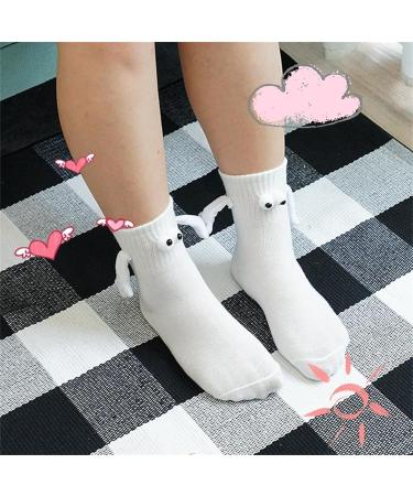 Miurixo Magnetic Hand in Hand Couple Socks - Funny 3D Doll Novelty Design (2pcs) - Buy Online on GoSupps.com