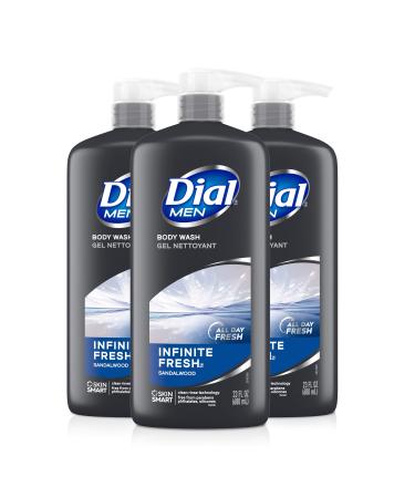 Dial Men Body Wash  Infinite Fresh  69 fl oz (3-23 fl oz Bottles)