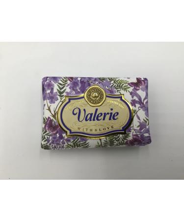 Valerie - Gift Soap Bar For Her Birthday Rose Scent Mum Grandmother Cleanser Lather Present Girl