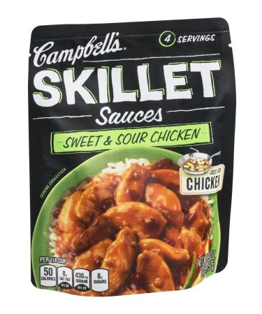 Campbell's Skillet Sauces: Sweet & Sour Chicken (2 Pack) 9 oz Bags