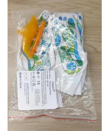 Buy Reflexology Socks with Acupressure Pen - 2 Pairs for Foot Massage & Pressure Point Therapy - International Shipping - Buy Online on GoSupps.com