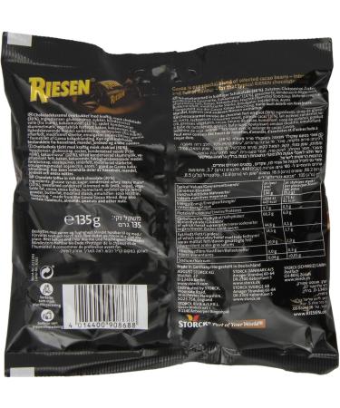 Riesen Dark Chocolate Chewy Toffee 135g - Buy Online on GoSupps.com