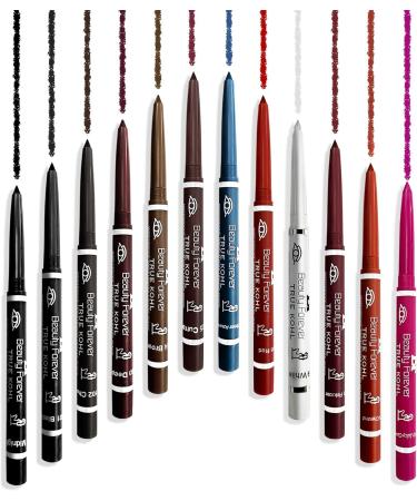 Beauty Forever Twist Up Lip and Eye Pencil Lightweight Matte & Shimmer Finish Long Lasting Waterproof Smudge Proof Suitable for All Lips and Eye Shapes Available in 12 Shades 108 Red - Buy Online on GoSupps.com