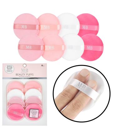 Expressions 8pc Beauty Buffs Set - Round Makeup Blenders for Flawless Finish | Professional Cosmetic Sponges & Applicators | International Shipping Available - Buy Online on GoSupps.com