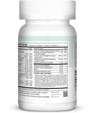 Maxi Health Multivitamin for Women & Men Vitamin and Mineral Supplements for Energy and Wellness Support Kosher Vitamins and Minerals Supplement 60 Multivitamin Capsules Unflavored 60 Count (Pack of 1) - Buy Online on GoSupps.com