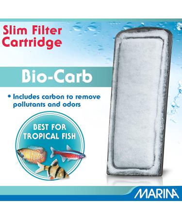 Marina Slim Filter Cartridge Bio-Carb with Carbon and Ceramic - for Effective Filtration - Buy Online on GoSupps.com