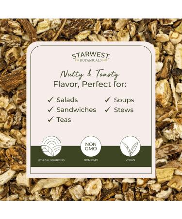Buy Organic Dandelion Root CS 1 lb | Starwest Botanicals - Premium Herbal Supplement - Buy Online on GoSupps.com