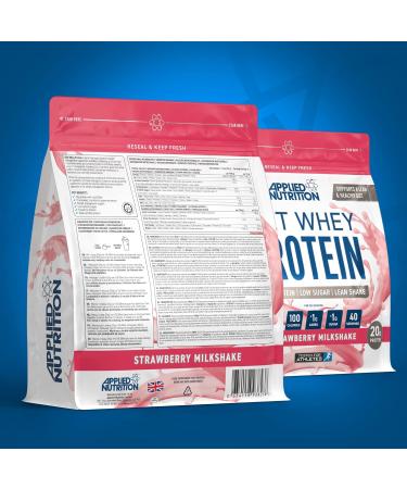  Applied Nutrition Applied Nutrition Diet Whey Strawberry Shake - Protein for Weight Management (1kg) (Strawberry Shake) - Buy Online on GoSupps.com