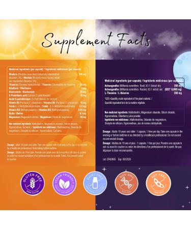 Rhoziva AM PM Rhodiola Rosea L theanine 200mg Ashwagandha Supplement 200mg 30:1 Extract Daytime Energy Supplement Stress Relief Mood Support. Night Time Sleep Support & Calming Supplement For Men & Women. Vitamin B12 Vitamin B6. 60 Capsules. - Buy Online on GoSupps.com