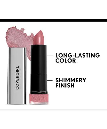 COVERGIRL Exhibitionist Lipstick Metallic Flushed 505 - 0.123 oz | Long-Lasting Formula - Buy Online on GoSupps.com