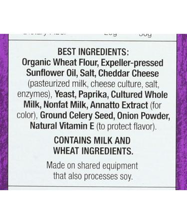 Annie's Organic Cheddar Bunnies Baked Snack Crackers 7.5 oz - Original Cheddar - 1 Pack - Buy Online on GoSupps.com