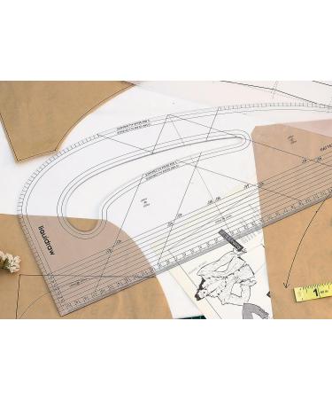 Liquidraw Pattern Maker Quilting Ruler - Metric Clear | Pattern Marking Tool - Buy Online on GoSupps.com