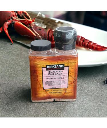 Himalayan Pink Salt - Combo with Grinder and 737g Refill - Seasoning to enhance your cymbals with Himalayan Pink Salt - Buy Online on GoSupps.com