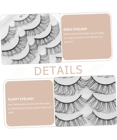 FRCOLOR 5 Pairs Thick False Eyelashes Natural False Eyelashes Eyelash Accessories Eyelashes Stuff False Eyelashes Natural Look Pesta as Postizas Russian Strip Eyelashes Extension Bar - Buy Online on GoSupps.com