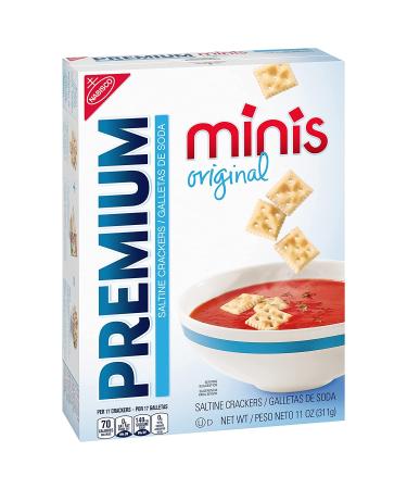 Premium Original Mini Saltine Crackers - 6-Pack, 11 oz Boxes - Buy Online on GoSupps.com