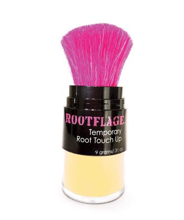 Rootflage Instant Blonde Root Touch Up Hair Powder - Temporary Hair Color, Root Concealer, Thinning Hair Powder and Concealer- Choose from 25 Colors (04 WARM BLONDE)