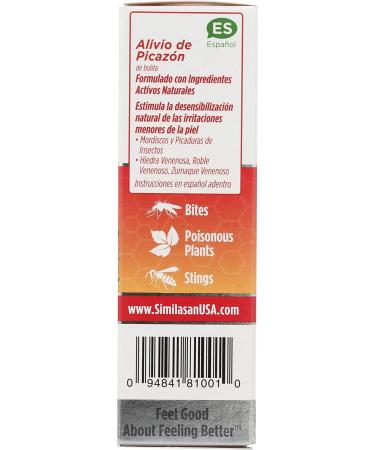Similasan Itch Relief Roll-On 0.25 oz | Fast Itch Relief for Skin Irritation - Buy Online on GoSupps.com