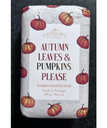 Castelbel Autumn Leaves & Pumpkins Pumpkin Scented Soap 10.5 Oz Made in Portugal