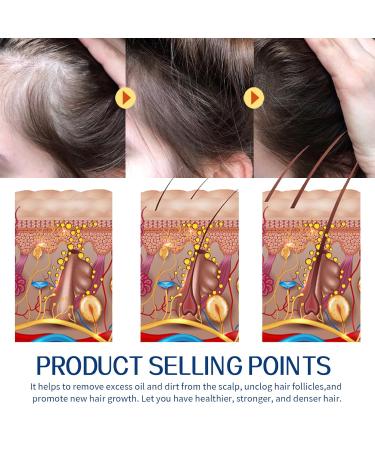100g Hair Scrub for Scalp Exfoliating Hair Mask with Salicylic Acid & Sea Salt to Reduce Hair Loss Remove Buildup Soothe Itchy Scalp and Promote Thicker Healthier Hair Growth - Buy Online on GoSupps.com