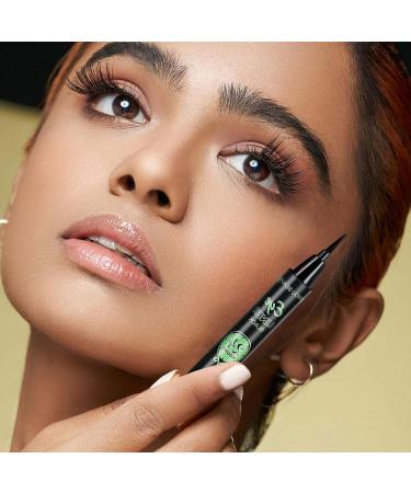 Eyeliner - Quick-Drying Long-Lasting Waterproof Eyeliner Liquid - Liquid Eyeliner Precise Ultra Fine Non-fading Liquid Eyeliner for Women Girls Pochy Green - Buy Online on GoSupps.com
