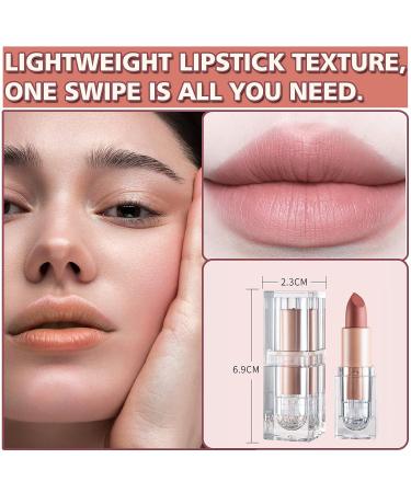 IONSGAKO Matte Nude Lipstick Velvet Lip Gloss - Fairy Pink | Long Lasting, Waterproof Lipstick for Women - Daily Lip Makeup - Buy Online on GoSupps.com