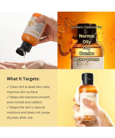 Cocoon Hung Yen Turmeric Cleanser - Natural Skin Brightening Face Wash (4.73 fl oz) | Shop Worldwide - Buy Online on GoSupps.com