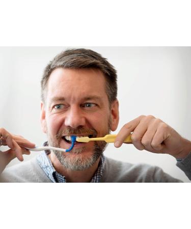 Mouth-Mate Small U-Shape Oral Hygiene Tool | Comfortable Tooth Brushing Aid with Bendable Handle - Improve Oral Care - Buy Online on GoSupps.com