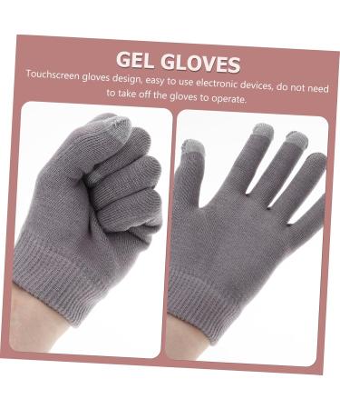 FOMIYES 1 Pair Pink Gloves Overnight Spa Gloves Moisturizing Gloves Overnight Moisturizing Gloves for Women Gel Hand Lotion 21x14cm Grey - Buy Online on GoSupps.com