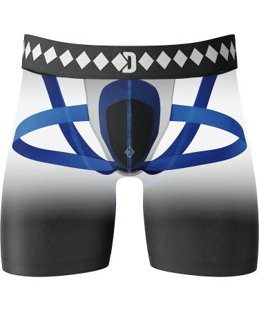 Diamond MMA Compression Shorts with Built-in Jock Strap Supporter - Medium Adult - Buy Online on GoSupps.com