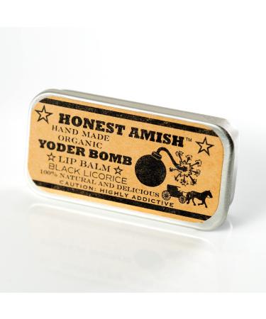 3 pack of Licorice Lip Balm - Yoder Bomb By Honest Amish- All Natural