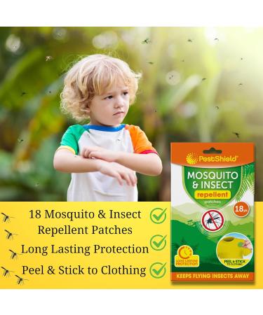 Mosquito Repellent Set: PestShield Mosquito Repellent Wipes 24pk Citronella Mosquito Repellent Patches 18pk and Citronella Mosquito Repellent Bracelet Bands 2pk - Full Protection Kit - Buy Online on GoSupps.com