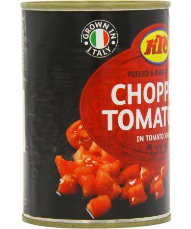 KTC Chopped Tomatoes 400g (Pack of 12) - Buy Online on GoSupps.com