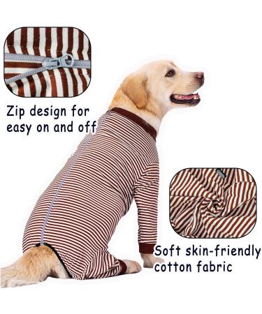 Axcimond Full Body Dog Onesie After Surgery Female Dog Surgery Recovery Suit Male Dog PJS Shedding Suit Dog Surgical Recovery Suit Operation Recovery Dog Onesie for Large Medium Dog Cone Alternatives 7XL Coffee - Buy Online on GoSupps.com