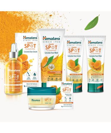 Himalaya Dark Spot Clearing Turmeric Facial Cleanser boosts skin radiance and visibly reduces dark spots - Buy Online on GoSupps.com