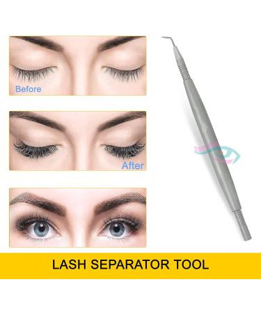 Eyelash Separator Tool Supplies - Pro Lash Lift Tool Silver Stainless Steel Professional Quality Lash Lift and Tint Perming Eyelash Seperator Tool Kit-Eyebrow Extensions Eyelash Perm Kit SDS UK - Buy Online on GoSupps.com