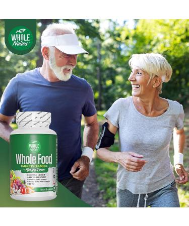 Whole Nature Whole Food Multivitamin for Men and Women with Digestive Enzymes, Probiotics, and Omegas - Plant Based, Non GMO - Buy Online on GoSupps.com
