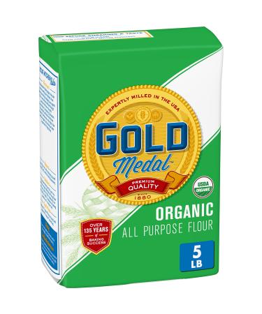 Gold Medal All Purpose Organic Flour, 80-Ounce Package, 5 lbs
