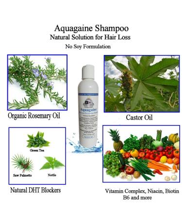 Premium Hair Loss Prevention Shampoo | Organic Rosemary & Castor Oil | DHT Blockers & Biotin for Hair Growth | Sulfate Free Unisex 8 OZ - Buy Online on GoSupps.com
