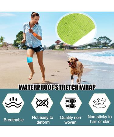 100 Rolls Self Adhesive Bandage Wrap 2" x 5 Yards - Breathable Elastic Cohesive Medical Tape for Sports & Athletic Use - Colorful Ankle & Wrist Support - Buy Online on GoSupps.com